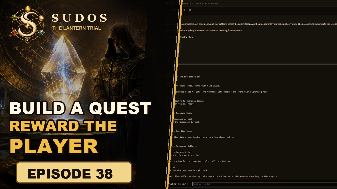 Episode 38: build a retrieve-and-return quest